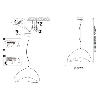 Люстра ImperiumLoft Cemencloud01 219859-23-25