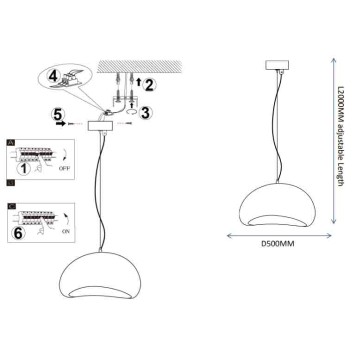 Люстра ImperiumLoft Cemencloud01 219860-23-12