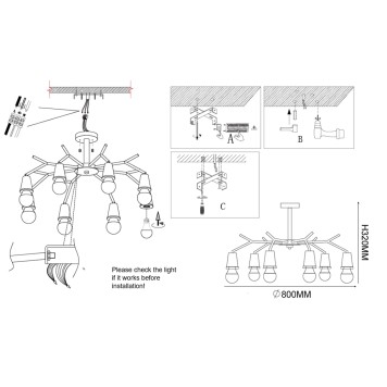 Светильник потолочный ImperiumLoft ﻿lesc_01 220512-23-11