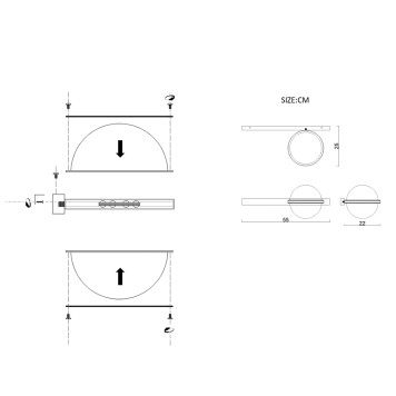 Бра ImperiumLoft 22.93726 99816-22-3