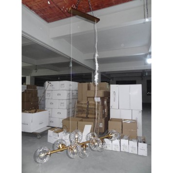 Люстра Indigo Cocoon 11008/9P Brass V000123-6