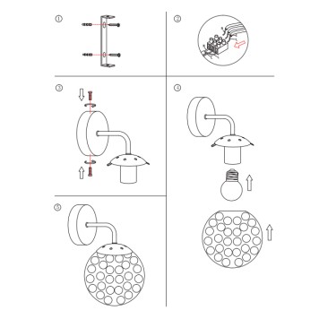 Бра Indigo Cocoon 11008/1W Brass V000124-4