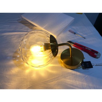 Бра Indigo Cocoon 11008/1W Brass V000124-5