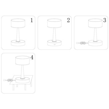 Лампа настольная Kink Light Снифф 07064-A,20-2