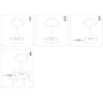 Лампа настольная Kink Light Хемуль 07064-C,19-2