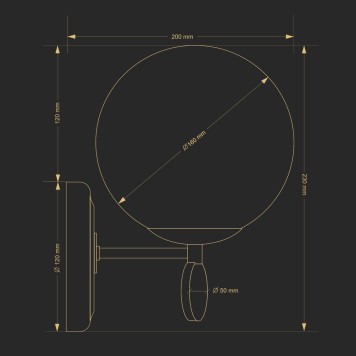Бра Kutek Dimaro DIM-K-1(P)-1