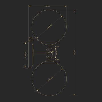 Бра Kutek Dimaro DIM-K-2(P)-1