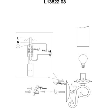 Бра LArte Luce Napoli L13822.03-3
