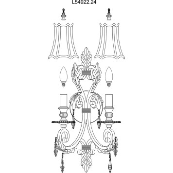 Бра LArte Luce Bliss L54922.24-2