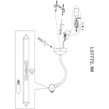 Подсветка для картины LArte Luce Torino L57772.88-1