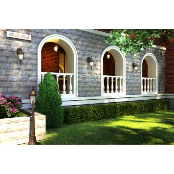 Уличный потолочный светильник LArte Luce Nampa L79801.12-1