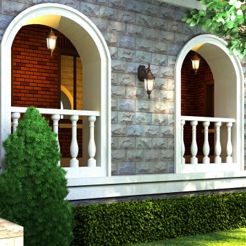 Уличный потолочный светильник LArte Luce Nampa L79801.12-2