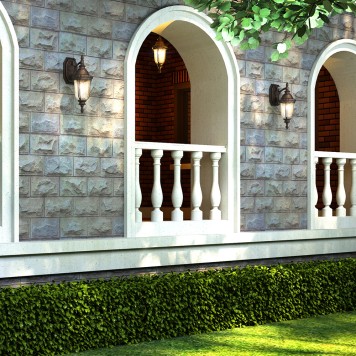 Уличный настенный светильник LArte Luce Nampa L79881.12-2