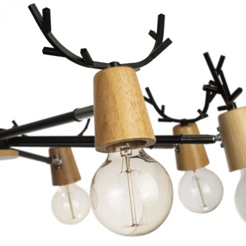 Светильник потолочный Loft It Sven 10024/8 Black-2