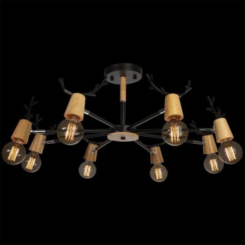 Светильник потолочный Loft It Sven 10024/8 Black-3