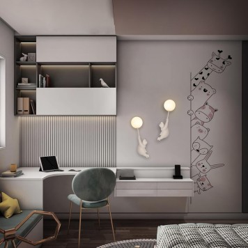 Бра Loft It Teddy 10030W/B-1