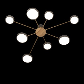 Светильник потолочный Loft It Sunrise 10316/8 Grey-4