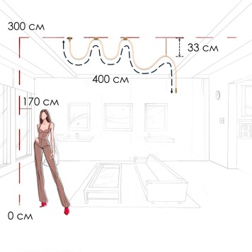 Люстра Loft It Thread 10388B Brass-5