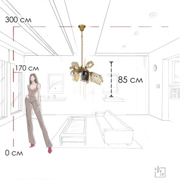 Люстра Loft It Britannica 10401/600S-9