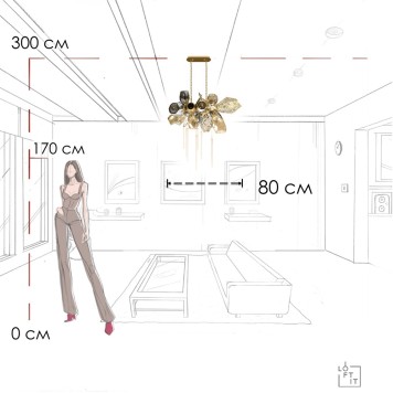 Люстра Loft It Britannica 10401/800L-9