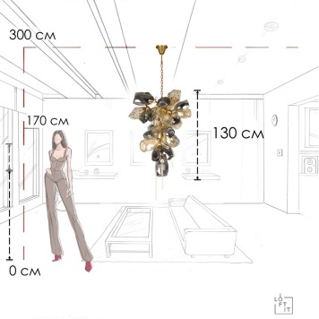 Люстра Loft It Britannica 10401/800M-9