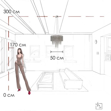 Люстра Loft It Opera 10406/500-9