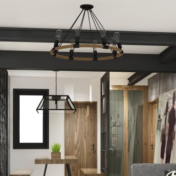 Люстра Loft It Rope Filament LOFT1861/8-2