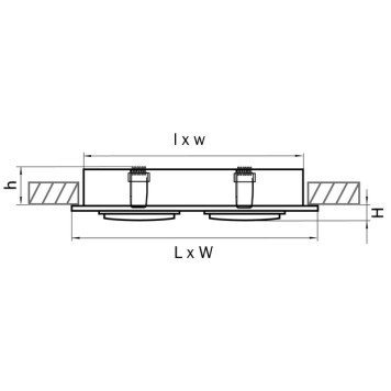 Светильник точечный Lightstar Singo X2 011602-1