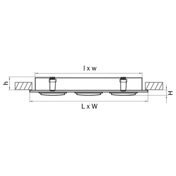 Светильник точечный Lightstar Singo X3 011603-1