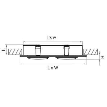 Светильник точечный Lightstar Singo X4 011614-2