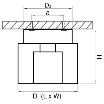 Светильник точечный Lightstar Tubo Cr 160104-2