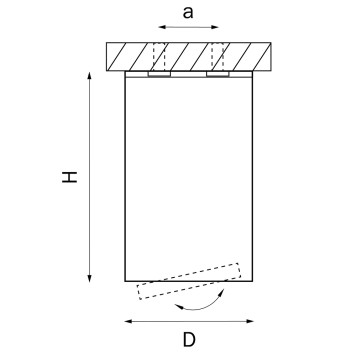 Светильник точечный Lightstar Rullo 214406-4
