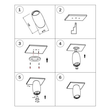 Светильник точечный Lightstar Ballo 214467-2