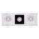 Светильник точечный Lightstar Domino Quadro MR16 Белый с черным три лампы