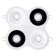 Светильник точечный Lightstar Domino Round MR16 Белый с черным четыре лампы