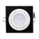 Светильник точечный Lightstar Intero 16 Quadro Белый с черным одна лампа