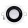 Светильник точечный Lightstar Intero 16 Round Черный с белым одна лампа