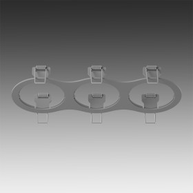 Рамка Lightstar Intero 16 Triple Round 217639