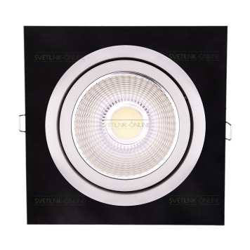 Светильник точечный Lightstar Intero 111 Quadro Белый с черным одна лампа-3