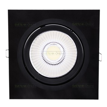 Светильник точечный Lightstar Intero 111 Quadro Черный одна лампа