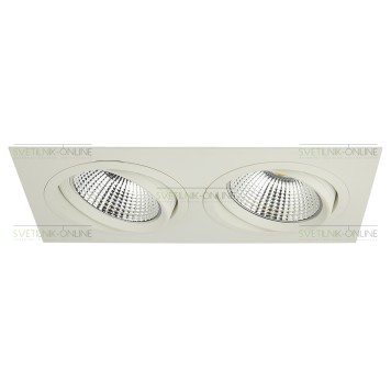 Светильник точечный Lightstar Intero 111 Quadro Белый две лампы