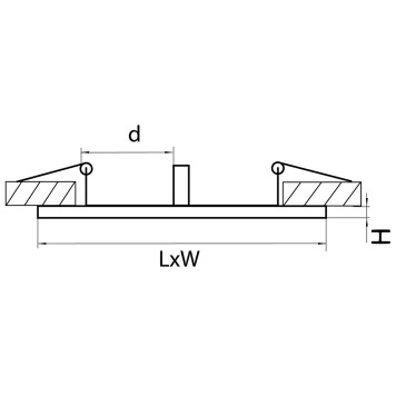 Рамка Lightstar Intero 111 Double Quadro 217829-2