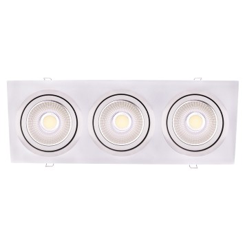 Светильник точечный Lightstar Intero 111 Quadro Белый три лампы-2