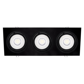 Светильник точечный Lightstar Intero 111 Quadro Черный три лампы-2