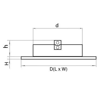 Основание для точечного светильника Lightstar Intero 111 Round 217906-1