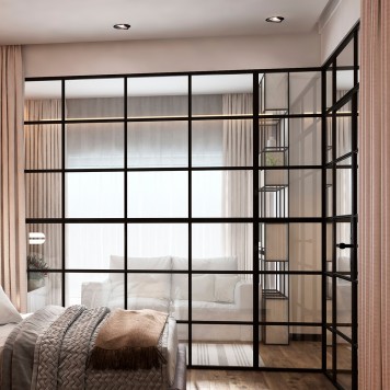 Светильник точечный Lightstar Intero 111 Round Черный с белым одна лампа-1