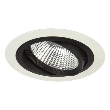 Светильник точечный Lightstar Intero 111 Round Черный с белым одна лампа-3