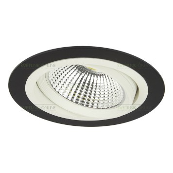 Светильник точечный Lightstar Intero 111 Round Белый с черным одна лампа