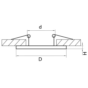 Рамка Lightstar Intero 111 Round 217917-2