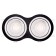 Светильник точечный Lightstar Intero 111 Round Белый с черным две лампы